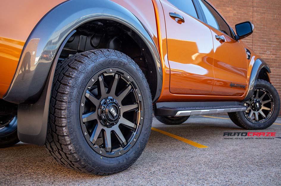 FORD RANGER GD05 BRONZE DARK TINT WITH MATTE BLACK